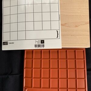 Stampin Up calendar stamp.